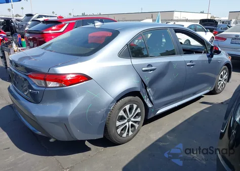 2020 Toyota Corolla Hybrid Le from USA, damaged, VIN JTDEBRBE4LJ004810